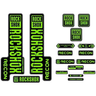 Autocollants de Fourche de Vélo Rock Shox Recon 2019-29 - Autocollants de Fourche - Publicité Autocollants de Fourche de Vélo Rock Shox Recon 2019-29 - Autocollants de Fourche - Publicité