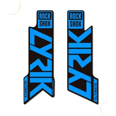 Autocollants Compatible Avec Fourche Vélo Rock Shox Lyrik Ultimate 2020 - Autocollants Vélo - Publicité Autocollants Compatible Avec Fourche Vélo Rock Shox Lyrik Ultimate 2020 - Autocollants Vélo - Publicité