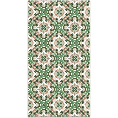 Panorama - Green 120x170 - carreau oriental - Tapis vinyle - Publicité Panorama - Green 120x170 - carreau oriental - Tapis vinyle - Publicité