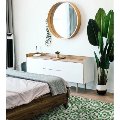 HOME AND LIVING - Panorama - Verde - 200x200 cm - Vinyl rug HOME AND LIVING - Panorama - Verde - 200x200 cm - Vinyl rug