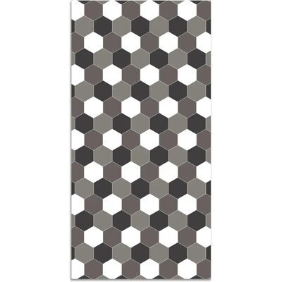 Tapis en vinyle Panorama Motif Hexagone 120x160cm - Décoration Minimaliste - Publicité Tapis en vinyle Panorama Motif Hexagone 120x160cm - Décoration Minimaliste - Publicité