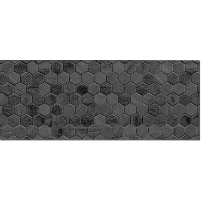 HOME AND LIVING Protection murale en carreaux hexagonaux noirs - Cuisine - Publicité HOME AND LIVING Protection murale en carreaux hexagonaux noirs - Cuisine - Publicité