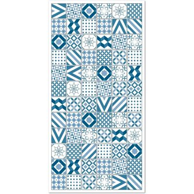 Alfombra vinílica Love Azul 300x200cm - Antideslizante e ignífuga Alfombra vinílica Love Azul 300x200cm - Antideslizante e ignífuga