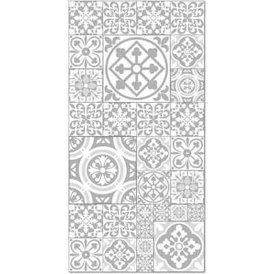 HOME & LIVING Tapis en Vinyle Design de Carreaux Hydrauliques 140x200cm - Publicité HOME & LIVING Tapis en Vinyle Design de Carreaux Hydrauliques 140x200cm - Publicité