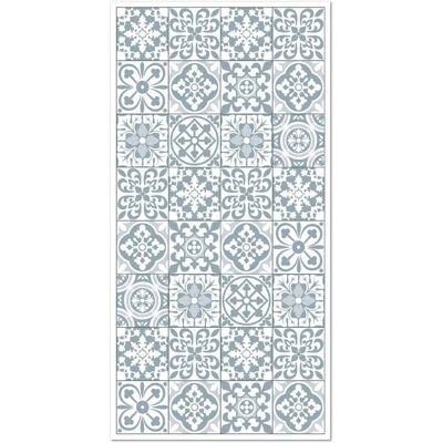 HOME AND LIVING Tapis Vinyle Hydraulique Triana Bleu 140x200cm - Publicité HOME AND LIVING Tapis Vinyle Hydraulique Triana Bleu 140x200cm - Publicité