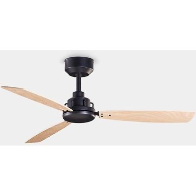Ventilador de techo LEDS-C4 Xaloc 1000mm - Negro / Madera clara Ventilador de techo LEDS-C4 Xaloc 1000mm - Negro / Madera clara