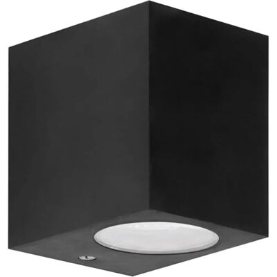 Aplique Exterior Negro Forlight - Resistente, GU10 LED, Compacto Aplique Exterior Negro Forlight - Resistente, GU10 LED, Compacto