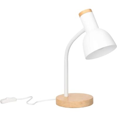 Forlight Mila - Lampe de Bureau Nordique - Blanc - E27 - Publicité Forlight Mila - Lampe de Bureau Nordique - Blanc - E27 - Publicité