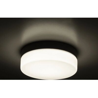 Forlight Giro Luz LED Exterior Empotrada Negra - IP44 Forlight Giro Luz LED Exterior Empotrada Negra - IP44