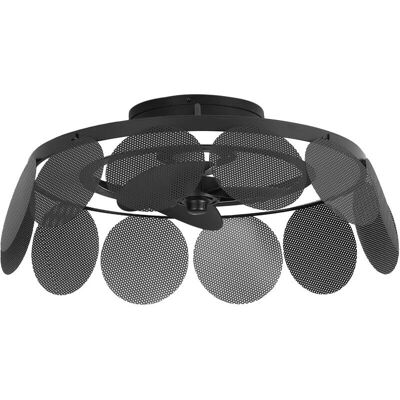 Ventilador de Techo Cil LED de 3 Aspas Negro - Interior/Exterior IP44 Ventilador de Techo Cil LED de 3 Aspas Negro - Interior/Exterior IP44