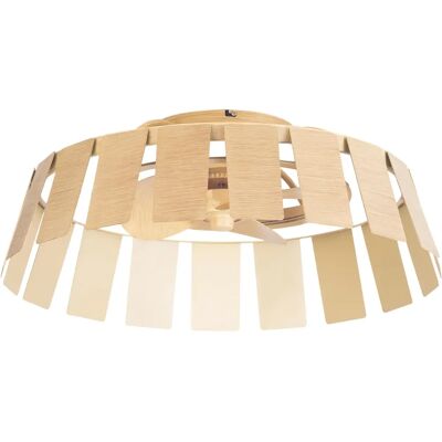 Ventilador de techo Forlight con luz LED - Efecto madera, 3 velocidades, 57.5cm Ventilador de techo Forlight con luz LED - Efecto madera, 3 velocidades, 57.5cm