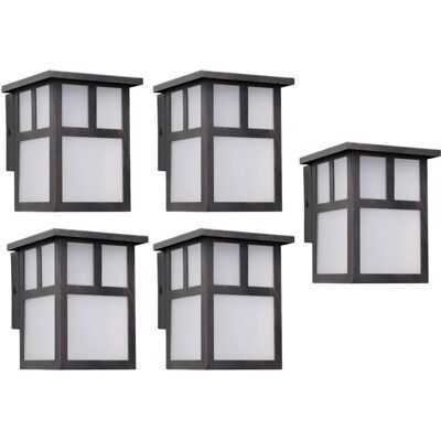 Lámpara de Pared Osaka de Forlight - Estilo Japonés Rústico - 5 Unidades Lámpara de Pared Osaka de Forlight - Estilo Japonés Rústico - 5 Unidades