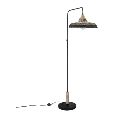 Lámpara de pie Forlight Korg con pantalla de cuerda natural - E27 Lámpara de pie Forlight Korg con pantalla de cuerda natural - E27