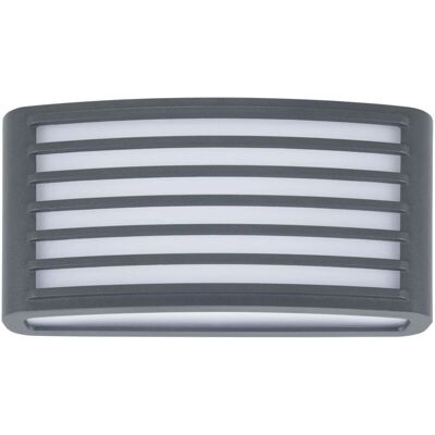 Aplique exterior Zenitha de Forlight - Negro, 3000K, 10W Aplique exterior Zenitha de Forlight - Negro, 3000K, 10W
