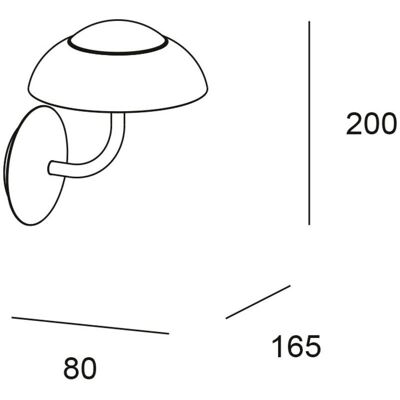 Forlight - Eclipta II - Marrón - Outdoor Wall Light Forlight - Eclipta II - Marrón - Outdoor Wall Light