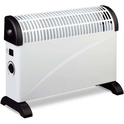 Kekai Calefactor Eléctrico 2000W - Blanco y negro - Uso interior Kekai Calefactor Eléctrico 2000W - Blanco y negro - Uso interior