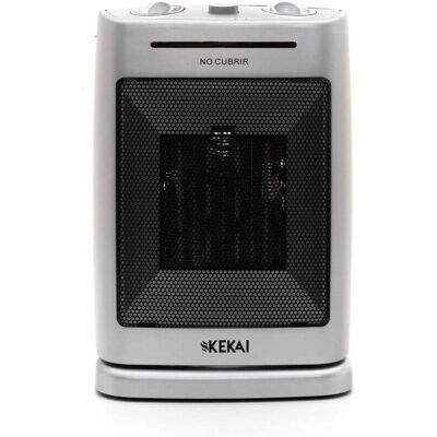 Termoventilatore Ceramico Oscillante Kekai Little Silver 1500W - Interno Termoventilatore Ceramico Oscillante Kekai Little Silver 1500W - Interno