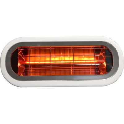 Kekai - Riscaldatore a Infrarossi Fibra di Carbonio 46x19x7.5cm Bianco - Interno/Esterior Kekai - Riscaldatore a Infrarossi Fibra di Carbonio 46x19x7.5cm Bianco - Interno/Esterior