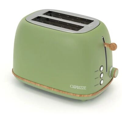 Grille-pain Caprizze Kaito - Design Vintage - 6 Niveaux - Vert - Publicité Grille-pain Caprizze Kaito - Design Vintage - 6 Niveaux - Vert - Publicité