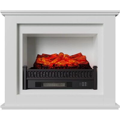 Kekai Kit de Chimenea Eléctrica 90x30x75 cm - Decorativo de Pared Kekai Kit de Chimenea Eléctrica 90x30x75 cm - Decorativo de Pared