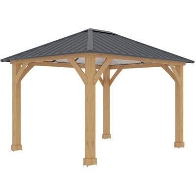 Gardiun Tucson Pergola - Legno FSC Acciaio Copertura 10.72m2 Gardiun Tucson Pergola - Legno FSC Acciaio Copertura 10.72m2