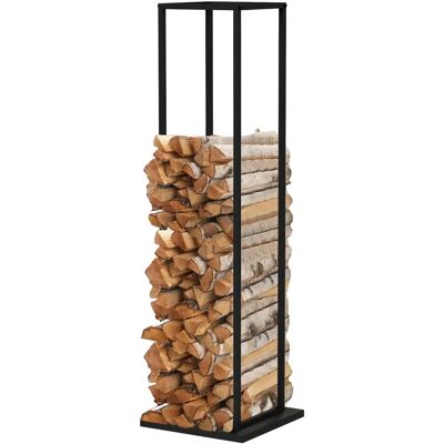 Kekai Modello 33x33x115 cm Portalegna in Acciaio Ventilato Kekai Modello 33x33x115 cm Portalegna in Acciaio Ventilato