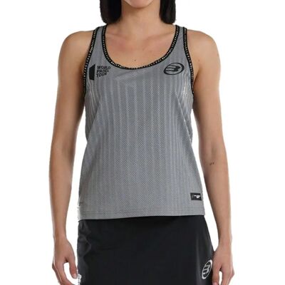 Camiseta sin mangas gris para mujer - Rendimiento en pádel Camiseta sin mangas gris para mujer - Rendimiento en pádel