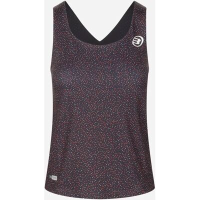 Maglietta Polo Nera Donna BULLPADEL Maglietta Polo Nera Donna BULLPADEL
