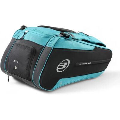 Sac de padel Bullpadel BPP25012 Hack - Noir, Turquoise, Paquito Navarro - Publicité Sac de padel Bullpadel BPP25012 Hack - Noir, Turquoise, Paquito Navarro - Publicité
