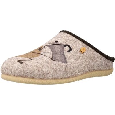Kapcie Beige Hot Potatoes - Preding 64632 - Wygodne Kapcie Beige Hot Potatoes - Preding 64632 - Wygodne