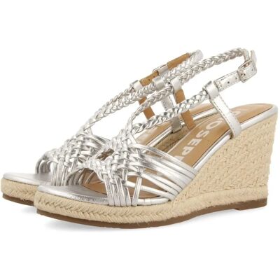 Gioseppo Sandales Wedge Glide - argent - Publicité Gioseppo Sandales Wedge Glide - argent - Publicité