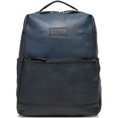 Pikolinos MHA-794C1 Blauwe Leren Rugzak - Casual Pikolinos MHA-794C1 Blauwe Leren Rugzak - Casual