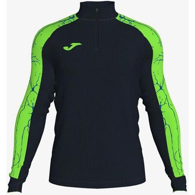 Joma Elite IX Media Cremallera Verde Negro - Sudadera Joma Elite IX Media Cremallera Verde Negro - Sudadera