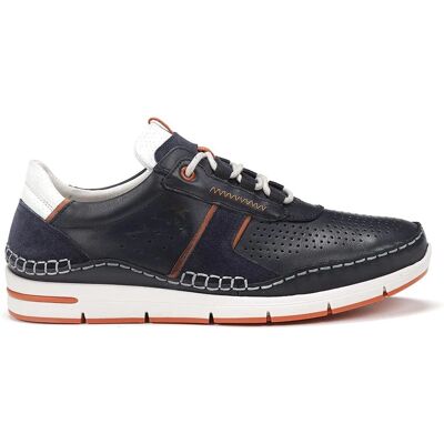 Fluchos Yannic Zapatos de Cuero Azul - Calzado Fluchos Yannic Zapatos de Cuero Azul - Calzado