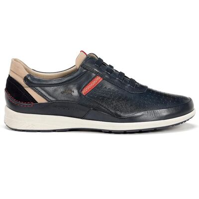 Fluchos F1736 Baskets en Cuir Marine - Chaussures Décontractées - Publicité Fluchos F1736 Baskets en Cuir Marine - Chaussures Décontractées - Publicité