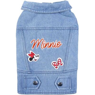 Veste en jean Disney Minnie Mouse - Velcro réglable - Protection contre le froid - Publicité Veste en jean Disney Minnie Mouse - Velcro réglable - Protection contre le froid - Publicité