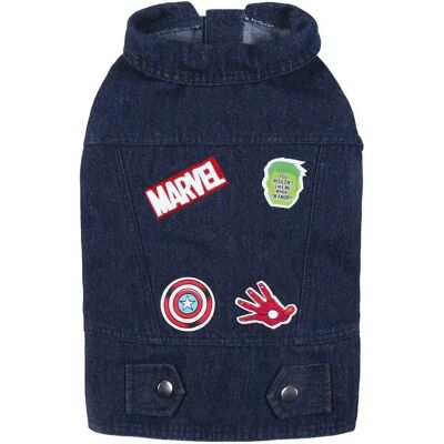 Marvel Blue XXS Dog Coat - Breathable & Velcro Marvel Blue XXS Dog Coat - Breathable & Velcro