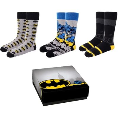 DC Comics Batman Socken Set - 3 Paar, Unisex DC Comics Batman Socken Set - 3 Paar, Unisex