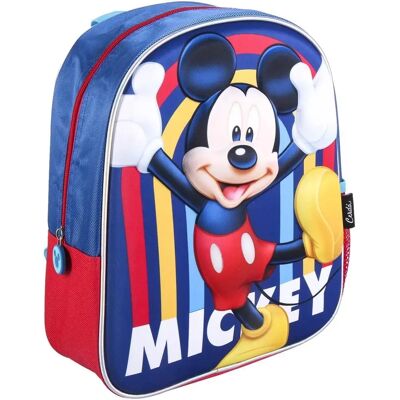 Mickey Mouse Donkerblauwe Schooltas - Schooltas Mickey Mouse Donkerblauwe Schooltas - Schooltas
