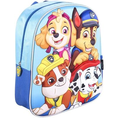 Blauer Paw Patrol Kinderrucksack - 3D-Effekt, Verstellbare Gurte Blauer Paw Patrol Kinderrucksack - 3D-Effekt, Verstellbare Gurte