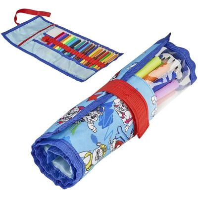 Trousse Scolaire Bleue Paw Patrol Disney - Type d'école Trousse Scolaire Bleue Paw Patrol Disney - Type d'école