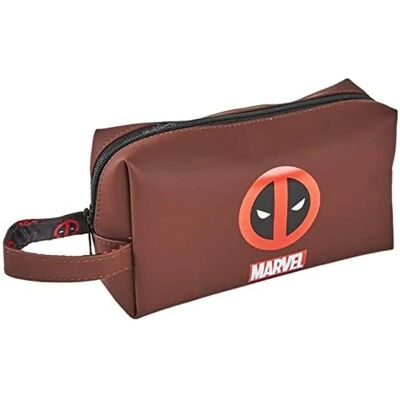 Trousse de voyage Deadpool Rouge - Sac à toilette - Publicité Trousse de voyage Deadpool Rouge - Sac à toilette - Publicité