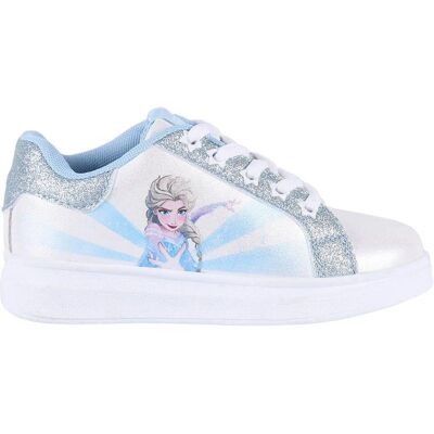 Frozen Kids Silver White Sports Shoes - Sports Shoes Frozen Kids Silver White Sports Shoes - Sports Shoes