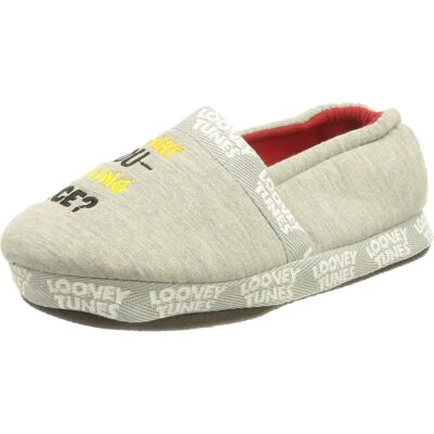 Kapcie dziecięce unisex jasnoszare - Dom Kapcie dziecięce unisex jasnoszare - Dom