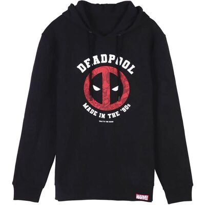 Cerdá Group Felpa con Cappuccio Deadpool Nero Uomo Cerdá Group Felpa con Cappuccio Deadpool Nero Uomo