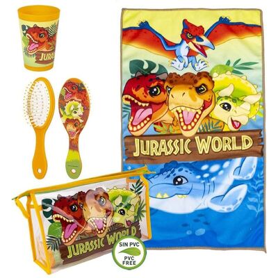 Ensemble de voyage pour enfants Jurassic Park Orange - Set de Toiletries - Publicité Ensemble de voyage pour enfants Jurassic Park Orange - Set de Toiletries - Publicité