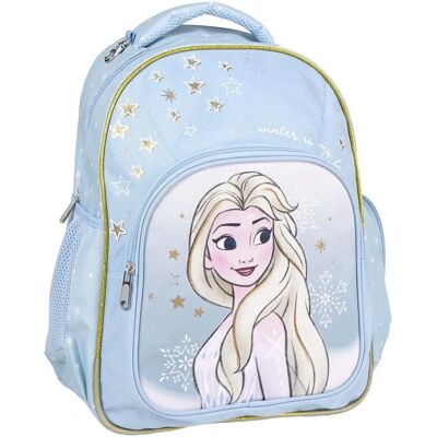 Sac d'école Frozen Bleu - Bretelles Ajustables - 32x15x42 cm - Publicité Sac d'école Frozen Bleu - Bretelles Ajustables - 32x15x42 cm - Publicité
