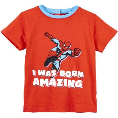 Spiderman Kinder T-Shirt Grau - Lässiger Kurzarm Spiderman Kinder T-Shirt Grau - Lässiger Kurzarm