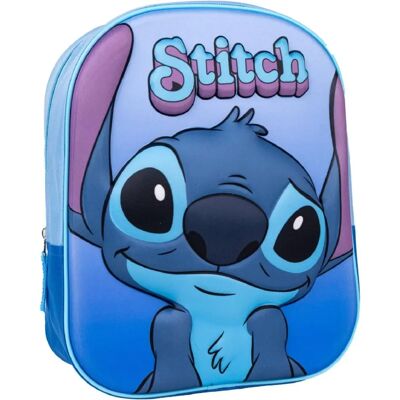 Cerdá Disney Stitch 3D Koululaukku Sininen - Reppu Cerdá Disney Stitch 3D Koululaukku Sininen - Reppu