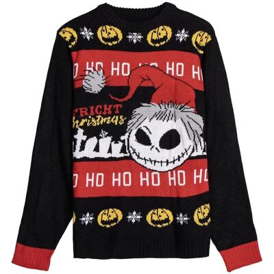 Pull-over Unisexe The Nightmare Before Christmas - Noir S - Publicité Pull-over Unisexe The Nightmare Before Christmas - Noir S - Publicité